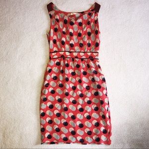 Rose and Multi Colored Sleeveless Dress Size 2